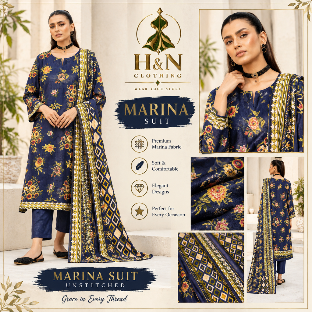 marina unstitch 3piece suits