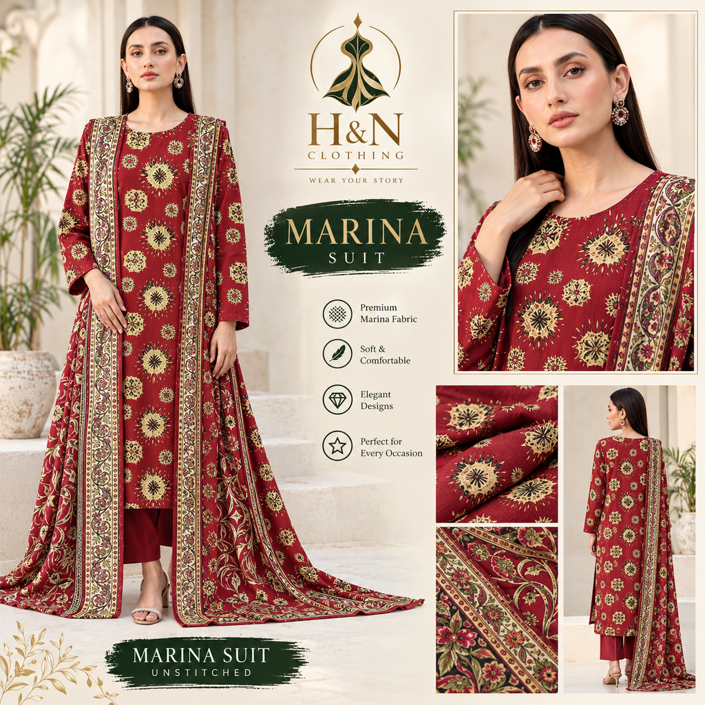 marina unstitch 3piece suits