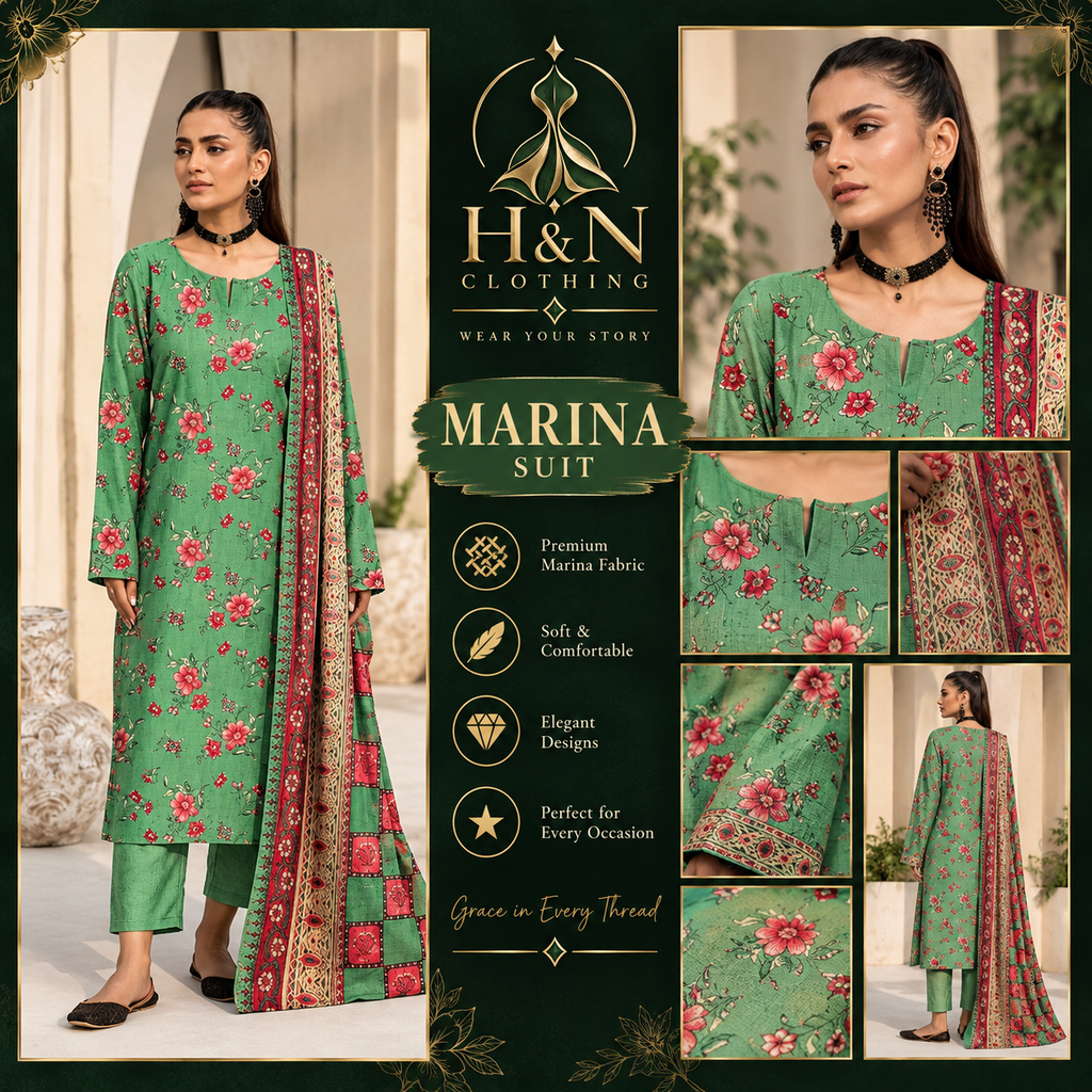 marina unstitch 3piece suits